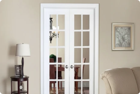 Interior door installation project completed by Southwest Door and Sash