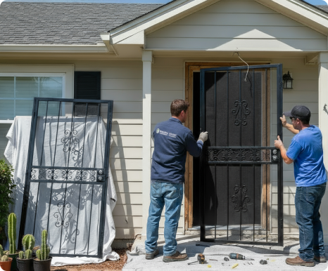 Professional door installation project completed by Southwest Door and Sash in Peoria AZ