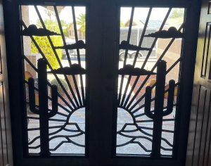 Titan security screen door installation in Peoria Arizona