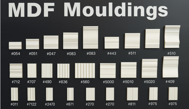 MDF moulding and trim profiles for contractors in Arizona