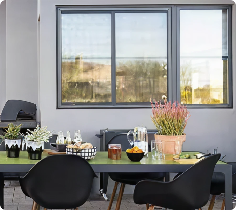 New energy efficient replacement windows installed in Arizona home