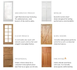 Interior replacement doors installed in Arizona home