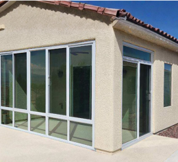 Patio enclosure installation in Sun City Arizona