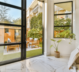 Sliding patio door installation in Peoria Arizona home